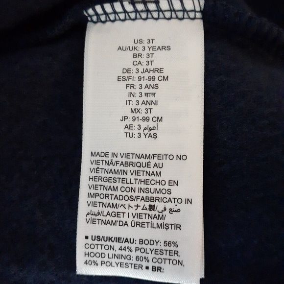 Toddler Star Wars Mandalorian Navy Blue Fleece Zip-up Hoodie 3T-Spotted Zebra - Picture 8 of 9